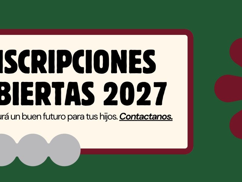 Inscripciones abiertas 2027 - Instituto General Pacheco